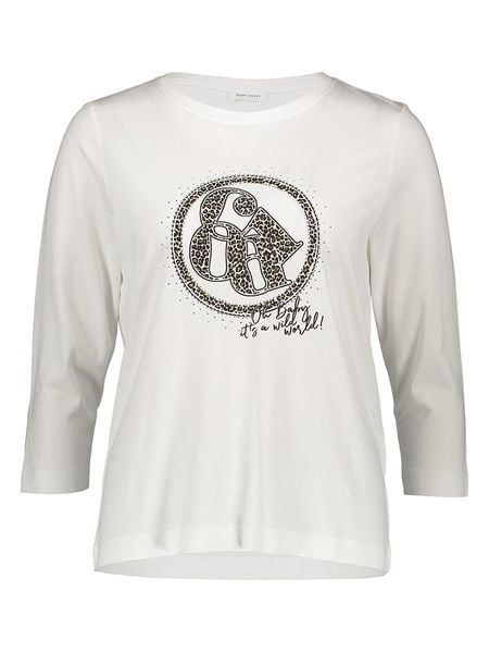 Gerry Weber Koszulka w kolorze białym rozmiar: 44. Białe koszulki damskie Gerry Weber, bez wzorów, bez kołnierzyka, bez ramiączek. Za 96.14 zł.