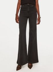 TWINSET Jeansy 242TP2590 Czarny Flare Fit. Czarne jeansy damskie Twinset. Za 499.99 zł.