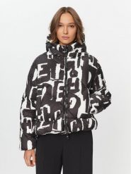 Deha Kurtka puchowa D93840 Czarny Regular Fit. Czarne kurtki damskie Deha, s, bez wzorów, z puchu, bez kaptura. Za 1,219.00 zł.