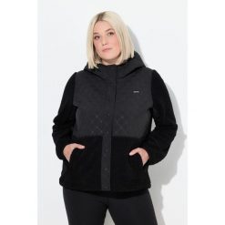 Damskie kurtka polarowa pikowanie kaptur zatrzaski. Czarne kurtki damskie Ulla Popken, plus size, bez wzorów, z materiału, bez kaptura. W wyprzedaży za 311.99 zł.