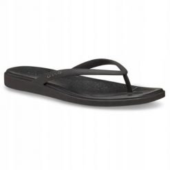 Japonki Dla Dorosłych Crocs Miami Flip. Brązowe klapki damskie Crocs, bez wzorów, z materiału, bez obcasa, bez zapięcia. Za 169.99 zł.