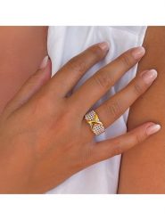 DI GIORGIO Pozłacany pierścionek rozmiar: 54. Żółte pierścionki damskie DI GIORGIO, pozłacane. Za 274.75 zł.