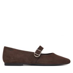 Baleriny Vagabond Shoemakers. Brązowe balerinki damskie Vagabond Shoemakers, bez wzorów. Za 434.99 zł.