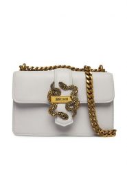 Just Cavalli Torebka 80RA4BAF ZSA89 Szary. Szare torebki wieczorowe damskie Just Cavalli, bez wzorów, ze skóry, bez dodatków. Za 782.99 zł.