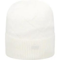 Cmp WOMAN KNITTED HAT z poliwęglanu – damska czapka One Size. Białe czapki damskie CMP, bez wzorów. Za 121.00 zł.