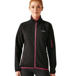 Bluza turystyczna damska Regatta Ravenhill. Czarne bluzy damskie Regatta, na jesień, l, bez wzorów, z dzianiny, bez kaptura. Za 161.60 zł.