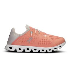 Sneakersy damskie ON CLOUD 5 Coast Flamingo | Pearl. Brązowe obuwie sportowe damskie On, bez zapięcia, trekkingowe. Za 598.99 zł.