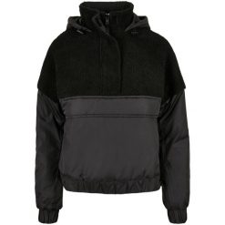 Kurtka Damska Sherpa Pull Over Jacket. Czarne kurtki damskie Urban Classics, xl, bez wzorów, bez kaptura. Za 287.99 zł.