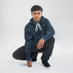 Bluza z kapturem do tańca Starever. Niebieskie bluzy damskie STAREVER, s, bez wzorów, z bawełny, z kapturem. Za 139.99 zł.