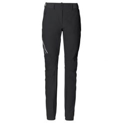 Spodnie damskie VAUDE Scopi II. Czarne spodnie sportowe damskie Vaude, na lato, l, bez wzorów, z materiału, trekkingowe. Za 549.95 zł.