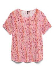 Vero Moda Bluzka w kolorze różowym rozmiar: XL. Różowe bluzki damskie Vero Moda, xl, bez wzorów, z wiskozy, bez kołnierzyka, bez ramiączek. Za 52.42 zł.