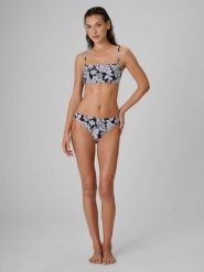 4F Dół od bikini damski - czarny L. Czarne bikini 4F, bez wzorów, z materiału. Za 59.99 zł.