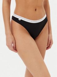 Lacoste Komplet stringów 8F1341 Czarny. Czarne komplety bielizny Lacoste, bez wzorów, z bawełny. Za 99.99 zł.