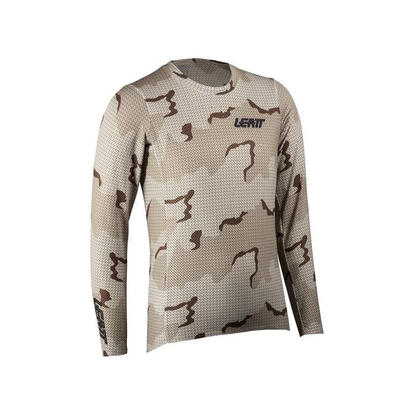 Koszulka rowerowa damska LEATT Jersey MTB Gravity 4.0 Women. Brązowe koszulki damskie LEATT, bez wzorów, z jersey, bez kołnierzyka, bez ramiączek. W wyprzedaży za 224.25 zł.