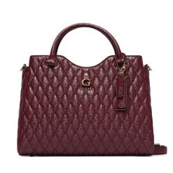 Torebka Guess. Brązowe kuferki damskie Guess, z aplikacjami, bez dodatków. Za 634.99 zł.