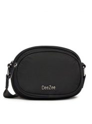 DeeZee Torebka DZE-S-001-07 Czarny. Czarne listonoszki damskie DeeZee, bez wzorów, z materiału, bez dodatków. Za 99.99 zł.