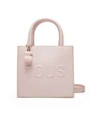 TOUS Torebka Cube 2002106615 Różowy. Czerwone torebki klasyczne damskie tous, ze skóry, bez dodatków. Za 519.99 zł.