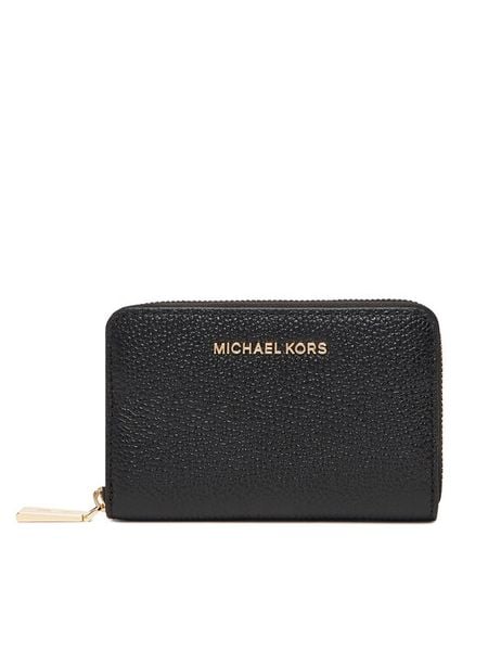MICHAEL Michael Kors Portfel Jet Set 32F9GJ6D0L Czarny. Czarne portfele damskie MICHAEL Michael Kors, bez wzorów, ze skóry. Za 249.99 zł.