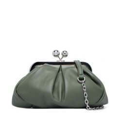 Torebka Weekend Max Mara. Zielone torebki wieczorowe damskie Weekend Max Mara, bez wzorów, bez dodatków. Za 1,339.00 zł.