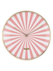 Karlsson Zegar ścienny "Candy Swirl" w kolorze jasnoróżowo-kremowym - Ø 40 cm rozmiar: onesize. Brązowe, analogowe zegarki damskie Karlsson. Za 108.99 zł.