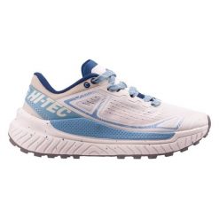 Buty Hi-Tec Catalina Trail Low Nwp 92800664403 białe. Białe obuwie trekkingowe damskie z gumy, bez zapięcia. Za 345.18 zł.
