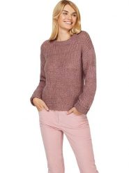 Heine Sweter w kolorze jasnoróżowym rozmiar: 34. Różowe swetry klasyczne damskie Heine, z wełny, bez kołnierzyka. Za 57.06 zł.