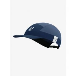 Czapka z daszkiem Compressport 5 Panel Light Cap - indigo/blues. Niebieskie czapki z daszkiem damskie Compressport, bez wzorów. Za 161.99 zł.
