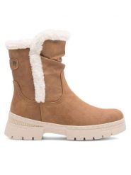 Go Soft Botki SWS6217-01 Brązowy. Brązowe botki damskie GO SOFT, z syntetyku, bez obcasa, na płaskiej podeszwie, bez zapięcia. Za 179.99 zł.