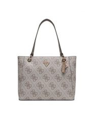 Guess Torebka Noelle II HWSO96 72250 Beżowy. Brązowe shopper bag Guess, z aplikacjami, ze skóry, bez dodatków. Za 679.99 zł.