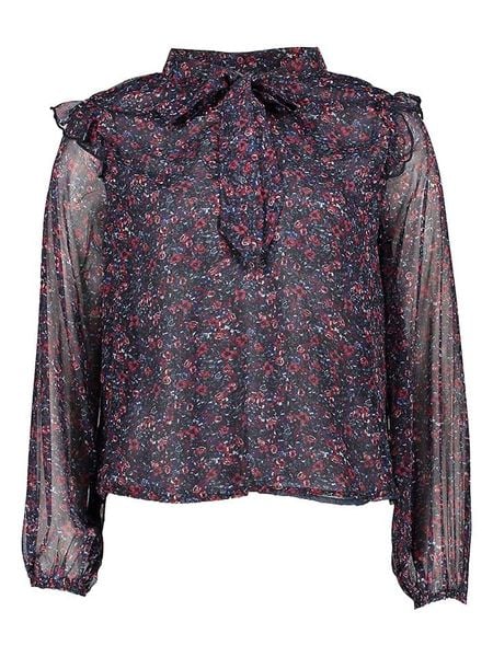 Pepe Jeans Bluzka w kolorze bordowym rozmiar: XL. Czerwone bluzki damskie Pepe Jeans, xl, bez wzorów, z jeansu, bez kołnierzyka, bez ramiączek. Za 158.45 zł.