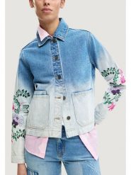 Desigual Kurtka jeansowa Dakota 26SWED16 Błękitny Regular Fit. Niebieskie kurtki damskie Desigual, s, bez wzorów, z bawełny, bez kaptura. Za 699.99 zł.