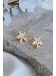 Lodie Silver Kolczyki-wkrętki rozmiar: onesize. Białe kolczyki damskie Lodie Silver, z mosiądzu. Za 30.99 zł.