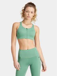 Adidas Biustonosz sportowy TLRD Impact Luxe IT6655 Zielony. Zielone biustonosze sportowe damskie Adidas, bez wzorów, z syntetyku. Za 239.99 zł.