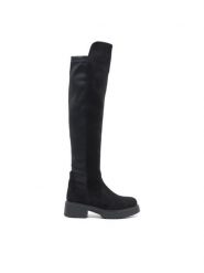 Jenny Fairy Muszkieterki JO-ANN WS5889-05 Czarny. Czarne kozaki damskie Jenny Fairy, z materiału, bez obcasa, na płaskiej podeszwie, bez zapięcia. Za 179.99 zł.