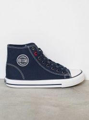 BIG STAR Sneakersy w kolorze granatowo-białym rozmiar: 40. Białe obuwie sportowe damskie Big Star, za kostkę, bez zapięcia. Za 99.99 zł.