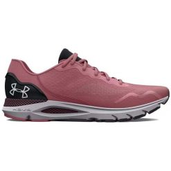 Buty do biegania damskie Under Armour Hovr Sonic 6. Czerwone obuwie sportowe damskie Under Armour, bez zapięcia, do biegania. Za 389.99 zł.