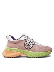 PINKO Sneakersy Ariel 04 SS0029 P052 Różowy. Czerwone obuwie sportowe damskie Pinko, ze skóry, bez zapięcia. Za 759.99 zł.