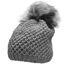 Czapka damska 4F. Szare czapki damskie 4F, na zimę, bez wzorów, z materiału. Za 52.99 zł.