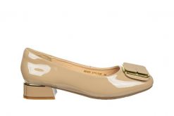 Półbuty Loretta Vitale W5303 Apricot, Beżowy, Skóra naturalna - 39. Brązowe półbuty damskie Loretta Vitale, bez wzorów, ze skóry, bez obcasa, bez zapięcia. W wyprzedaży za 206.10 zł.