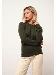 Just Cashmere Kaszmirowy sweter "Helen" w kolorze zielonym rozmiar: XL. Zielone swetry klasyczne damskie Just Cashmere, xl, z kaszmiru, bez kołnierzyka. Za 404.45 zł.