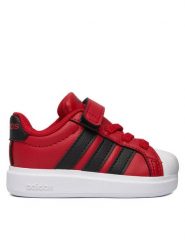 Adidas Sneakersy Streettalk IH4335 Czerwony. Czerwone buty sportowe chłopięce Adidas, ze skóry, bez zapięcia. Za 179.99 zł.