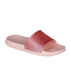 Klapki basenowe damskie Coqui Tora. Czerwone klapki damskie Coqui, bez wzorów, z materiału, bez obcasa, bez zapięcia. Za 52.00 zł.
