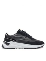 Boss Sneakersy Skylar 50536403 Czarny. Czarne obuwie sportowe damskie Boss, ze skóry, bez zapięcia. Za 499.99 zł.