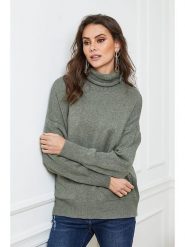 Joséfine Sweter "Vinicius" w kolorze khaki rozmiar: XL. Brązowe golfy damskie Joséfine, xl, z kaszmiru, bez kołnierzyka. Za 189.15 zł.
