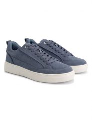 TRAVELIN' Skórzane sneakersy "Carlisle" w kolorze granatowym rozmiar: 39. Niebieskie obuwie sportowe damskie Travelin', ze skóry, bez zapięcia. Za 461.21 zł.
