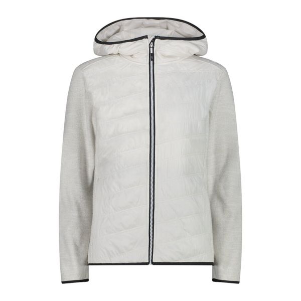 Damska kurtka z kapturem CMP. Białe kurtki damskie CMP, bez wzorów, z puchu, z kapturem. W wyprzedaży za 286.15 zł.