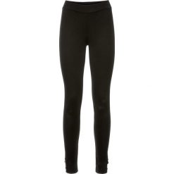 Legginsy ze sztywniejszego dżerseju bonprix czarny. Czarne legginsy damskie bonprix, z dżerseju. Za 49.99 zł.