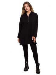 Be Wear Bluza w kolorze czarnym rozmiar: L/XL. Czarne bluzy damskie Be Wear, l, bez wzorów, bez kaptura. Za 79.03 zł.