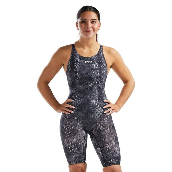Kombinezon Tyr Thresher Akurra Z Odkrytymi Plecami – Czarny – Rozmiar 30. Czarne kombinezony damskie TYR, bez wzorów, sportowe, bez kołnierzyka, bez ramiączek. Za 4,565.67 zł.