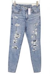 American Eagle Outfitters Curvy Jegging Dream Blue damskie jeansy stretch W28. Niebieskie jeansy damskie Erima. Za 284.99 zł.